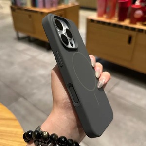 เคสซิลิโคนเหลวแม่เหล็กสำหรับ iPhone 15 Pro Max พร้อมซับในไมโครไฟเบอร์กำมะหยี่แท้ สำหรับ iPhone 17 16 15 14 13 Pro Max Plus - Product Image 6