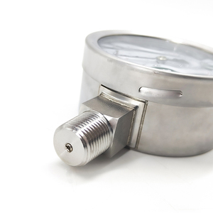 เกจวัดความดันแบบ <span class=keywords><strong>Bourdon</strong></span> บรรจุของเหลว ความแม่นยำสูง 400psi ระดับความแม่นยำ CL1.0 - Product Image 4