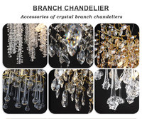 Lustre en cristal de luxe de style européen, luminaires transparents de style médiéval, décoration moderne pour la maison et les mariages, lustre en verre