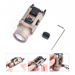 Waterproof 800lm Lumens hunting Tactical Outdoor LED Helmet Flashlight Aluminum <b>Laser</b> Strong burst flash <b>Torch</b> light 20mm base - Product Image 6