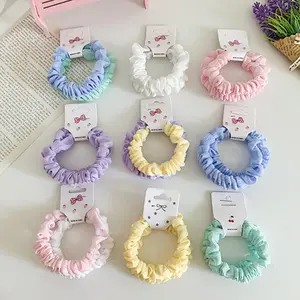 أزياء المرأة الشيفون Scrunchies الشعر مرونة العصابات الشعر ذيل حصان حامل الفتيات الصغيرات الشعر scrunchies