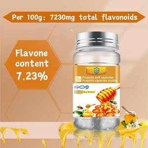 Cápsulas Blandas de Propóleo <span class=keywords><strong>Natural</strong></span> OEM al por Mayor, Cápsulas Blandas de Propóleo Orgánico Personalizadas con Polen de Abeja - Product Image 3