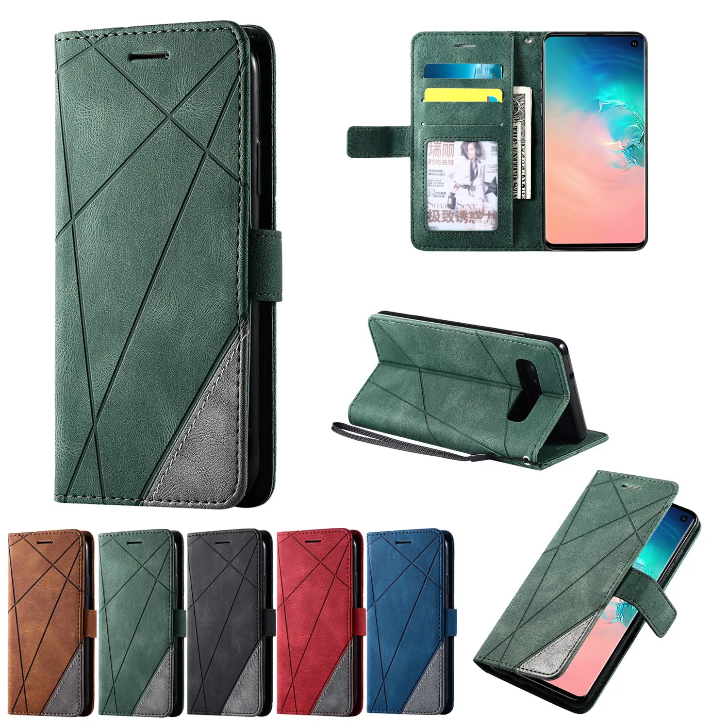 เคสโทรศัพท์ฝาพับหนัง PU ตรา,สำหรับ Samsung S20 Plus เคสโทรศัพท์ Samsung A52 S21ultra