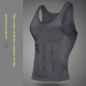 XIANGYU Compression tank <strong>Top</strong> Men's Mesh <strong>Top</strong> Quality Les Vestes Hommes <strong>Racer</strong> Back Athletic Slimming tank <strong>Top</strong> Gym Vest Men - Product Image 5