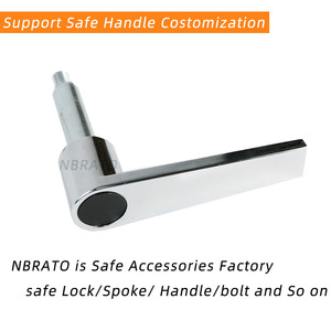 An toàn phụ kiện kim loại an toàn Hộp hợp kim kẽm an toàn cửa xử lý cho Vault - Product Image 2