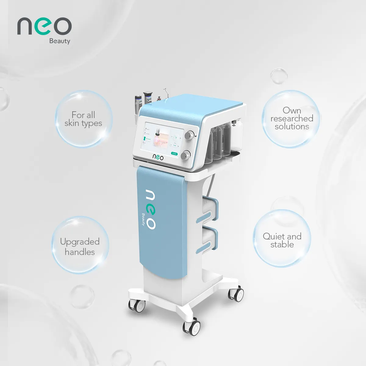 Aqua Water Peel Solution 4In1 Diamond Microdermabrasion And Oxygen Machine High Frequency