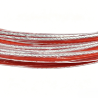 4 Wire PT100 Fixed Thread Platinum Resistance Thermometer Class 1 Transparent Cable OEM Basic Sensor RTD Temperature Sensor