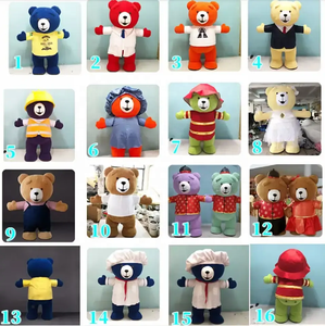 Funtoys ענק מתנפחים טדי דוב masot תחפושת קטיף ציפוי אדום חום פרוותי קריקטורה קוספליי אנימה mascotte עבור מבוגר 2m/2.6m/3m/3m - Product Image 6