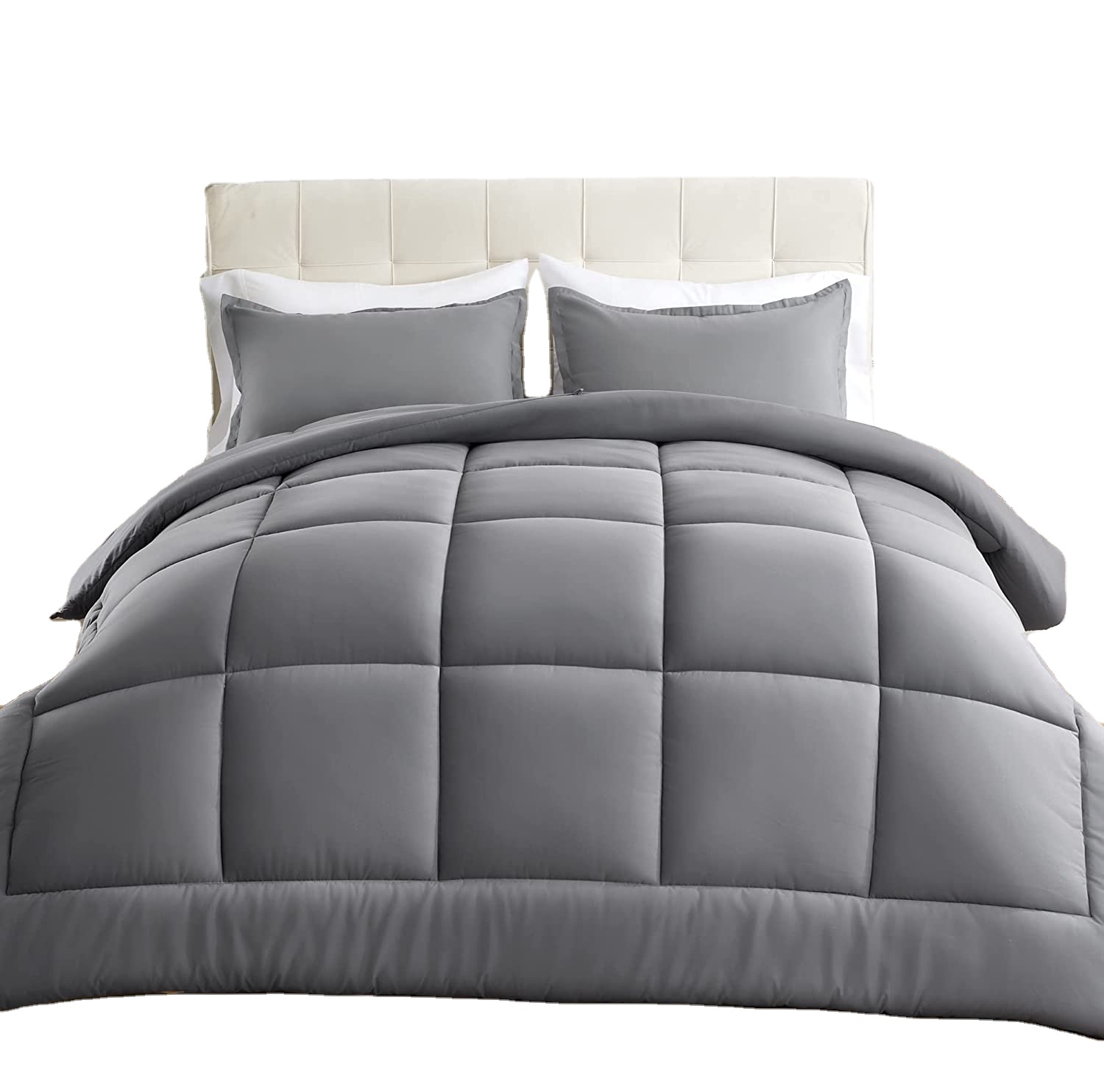 Простой в уходе чехол из микрофибры, пуховое одеяло, альтернативное постельное белье, пододеяльник с 8 угловыми вкладками