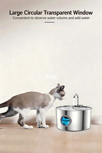 <span class=keywords><strong>Meilleure</strong></span> <span class=keywords><strong>fontaine</strong></span> à <span class=keywords><strong>eau</strong></span> automatique moderne et durable pour animaux de compagnie, écologique, 3,2 L, en acier inoxydable, distributeur d'<span class=keywords><strong>eau</strong></span> silencieux pour <span class=keywords><strong>chat</strong></span> avec USB - Product Image 5