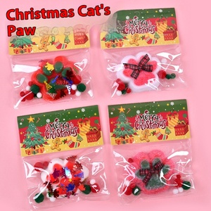 TABA New Super Soft Christmas <b>Cat</b> Claw Squeeze Toy Medium Cross-Border TPR & EVA Material Pinch Music Decompression Toy - Product Image 5