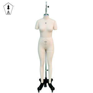 Mannequin de couturière professionnel pour femme, taille américaine 6, en fibre de verre avec base en acier inoxydable, pour vêtements - Product Image 1