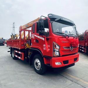 Grue montée sur camion Dongfeng 4x2, véhicule de transport de grue de 7 tonnes, grue montée sur camion, grue de camion - Product Image 1