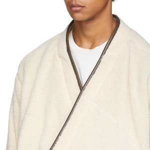 Latest Fashion Design High Quality Custom White <strong>Kimono</strong> <strong>Jacket</strong> for <strong>Men</strong> - Product Image 4