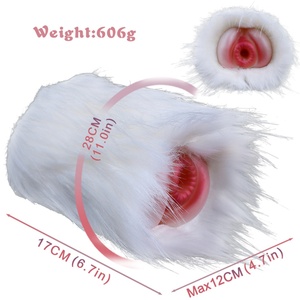 Jouet en peluche GEEBA, masturbateur masculin réaliste, gobelet de masturbation pour hommes, masturbateur pour l'éjaculation et l'orgasme, jouets sexuels en silicone - Product Image 1