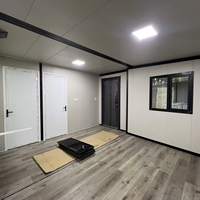 Maison Modulaire Préfabriquée Zéro Entretien, Résistante à l'Air Salin, 3 Chambres, avec Électricité SAA pour Investissement en Station Balnéaire