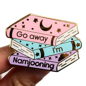 Promotional Custom <strong>Metal</strong> Book Lover Enamel Lapel Pins Bookish Suppliers - Product Image 6