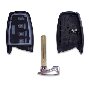 Coque de clé intelligente de remplacement de haute qualité 4 boutons <span class=keywords><strong>SUV</strong></span> pour H-yundai Genesis 2013-2015 Santa Fe Equus Azera pièces de télécommande - Product Image 4