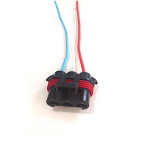 ขั้วต่อกันน้ำแบบ 3 ขา Metri-pack 630 12124685 ปลั๊กพัดลม สายพัดลม ชุดสายไฟพัดลมสำหรับรถยนต์ Buick Ford - Product Image 1