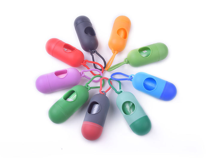 Биоразлагаемый портативный диспенсер для отходов домашних животных, пластиковый мешок для кошачьего туалета, мешок для отходов в форме таблетки