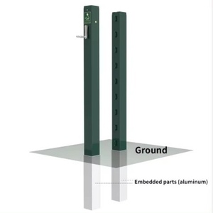 Dụng cụ chơi quần vợt di động Pickleball Post and <span class=keywords><strong>Net</strong></span> Full Court với các tính năng tích hợp để giải trí và tập luyện - Product Image 4