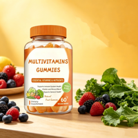 Bonbons gommeux multivitaminés à marque privée, vitamines et minéraux pour enfants, soutien immunitaire complet pour le bien-être quotidien
