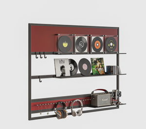 Étagère de rangement flottante moderne et polyvalente, accessoires de <span class=keywords><strong>cuisine</strong></span>, organisateur mural pour la maison et la <span class=keywords><strong>cuisine</strong></span> - Product Image 6
