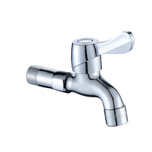 Grifo de lavabo de pared Chenlu, monomando de cobre, 4 orificios, con válvula de cerámica - Product Image 3