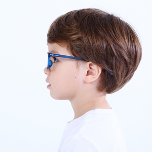 2026 Hochwertige Designer-Kinderbrillen mit Blauem Rechteckigem Rahmen Unisex TR90 Standard-Brillen für Kurzsichtigkeit PC-Material - Product Image 6