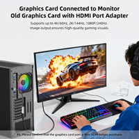 Câble Mini HDMI vers HDMI Ultra HD 4K 60Hz 2.0 Mâle Bidirectionnel en Nylon Tressé Compatible avec MacBook Xbox PS5 Smart TV PC