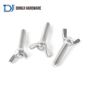 DongJi工場卸売グレードA2-70 A4-80 Din316ウィングチェアボルトM10ボルトステンレス鋼ウィングベッドボルトオーガーねじコンベア - Product Image 3