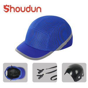 Casquettes de sécurité de style casquette de baseball pour hommes et femmes, respirantes, casques rigides avec bandes réfléchissantes, casquettes de sécurité en gros - Product Image 1