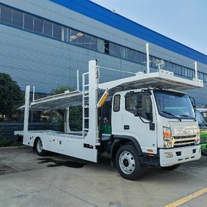 รถบรรทุกขนส่งรถยนต์ JAC แบบไฮดรอลิก น้ำหนักเบา สำหรับขนส่งรถยนต์ - Product Image 4
