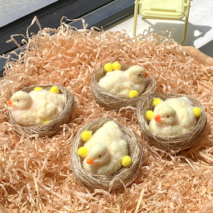 Custom Cute Easter Mini Duck Mini Easter Decoration Yellow Newborn Decoration Mochi Chicken <b>Squishy</b> Stress Relieve Duck Toy - Product Image 4