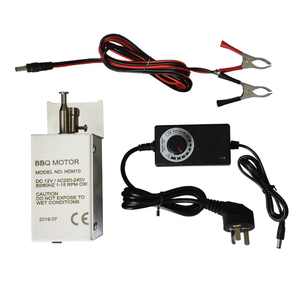 HDCB11 Barbecue Tradizionale Greco-Cipriota a Carbone con Motore Girarrosto e Spiedini per <span class=keywords><strong>Kebab</strong></span>, Griglia da Cipro - Product Image 5