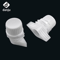 Bouchon en plastique avec bec verseur 16 mm pour liquides, produits chimiques, sachets de recharge, emballages souples et lignes de produits multiples