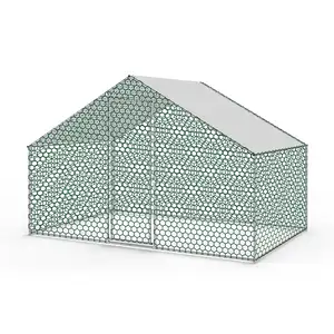 High Quality Chicken Run Cage Rabbit Hutches Custom Pet Rabbit Cage Galvanized Steel Chicken Cage