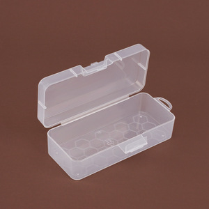 16.5x7.5x4.7cm clear Plastic Gift Box Plastic Pencil Box Clear Plastic Pencil Case Crayon Box with Lid Watercolor Pen <strong>Storage</strong> - Product Image 3