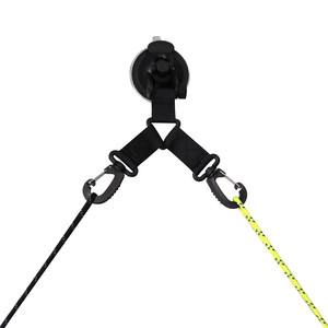 Double <b>Hook</b> Suction Cup Tent Anchor 30kg Load Capacity Outdoor <b>Car</b> Rooftop Use PVC Material - Product Image 1
