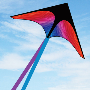 Hochwertiger Drachen Großer Faltbarer Langschwanz-Deltadrachen mit Glasfaserrahmen Umweltfreundlich CE-Zertifiziert Dreieckiges Spielzeug - Product Image 2