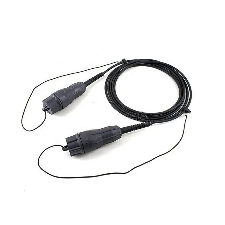 Kabel konektor kabel LC Fullaxs dupleks kedap air luar ruangan kualitas tinggi rakitan Fullaxs kabel Patch