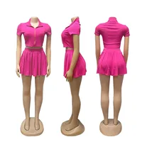 Ensembles personnalisables pour femmes : hauts, shorts, jupes plissées, jupes trapèze taille haute, tenues décontractées Y2K streetwear, ensembles assortis pour le travail
