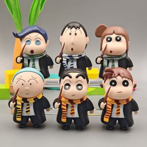 Juego de 6 figuritas de Shin-Chan: incluye Shin mágico, <span class=keywords><strong>Atsushi</strong></span> y otras muñecas creativas Nohara Shin-Chan para exhibición. - Product Image 1
