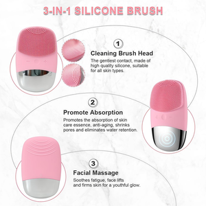 Nouvelle Arrivée - Promotion Exceptionnelle : Brosse Nettoyante Électrique en Silicone pour le Visage - Massage et Nettoyage en Profondeur pour une Peau Éclatante - Product Image 4