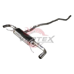 Sistema de escape Valvetronic Vortex SS304 compatible con BMW F25 X3 F26 X4 2.0T 3.0T, sistema de silenciador Catback de alto rendimiento para carreras, kit de mejora de sonido. - Product Image 1