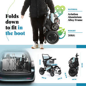 Baichen 700W Dual Motor Off-Road Gevouwen Rolstoel Aluminium Invalide Homecare Outdoor Elektrische Rolstoel All-Terrain - Product Image 2