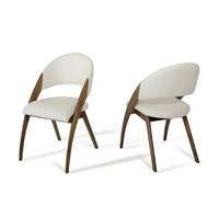 Chaise de salle à manger en hêtre noir blanc de haute qualité JP