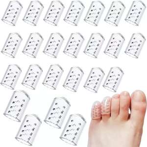 Protetor de Dedo em <span class=keywords><strong>Silicone</strong></span> Gel Tubo Almofada para Alívio de Joanete Coberturas Macias Respirável Suporte Anti-Fricção - Product Image 2