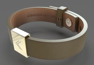 Tùy Chỉnh Thép Không Gỉ Đồ Trang Sức Khắc Logo Da Đen Người Đàn Ông ID Vòng Đeo Tay Cho Nam Giới - Product Image 2