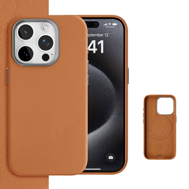 Lychee Pebble Grain PU Leather Phone case For iphone 16 15 14 13 12 Customizable Litchi Grain Magnetic Leather Phone case